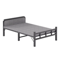 Folding bed household single bed adult 1.2 meters simple bed office lunch break small bed extra bed rental hard plate iron bed