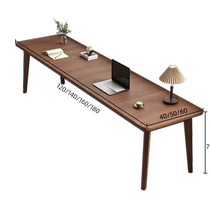 Double long desk small apartment office narrow desk student writing desk simple long desk bedroom home computer desk