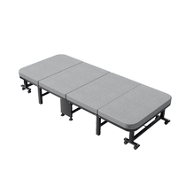 Folding bed office lunch break single recliner home simple portable hospital escort camp bed nap artifact