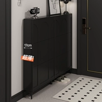 Sanmeng ultra -thin чрезвычайно узкий американский шкаф для обуви Xuangance Cabinet Home Channel вход в домашний шкаф для обуви Черной двери