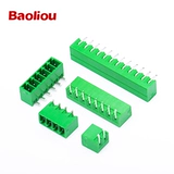 Подключаемое подключаемое подключаемое клемм Green PCB подключаемое подключаемое подключаемое плагин 15EDG-3.81 2P3P4P-24P.