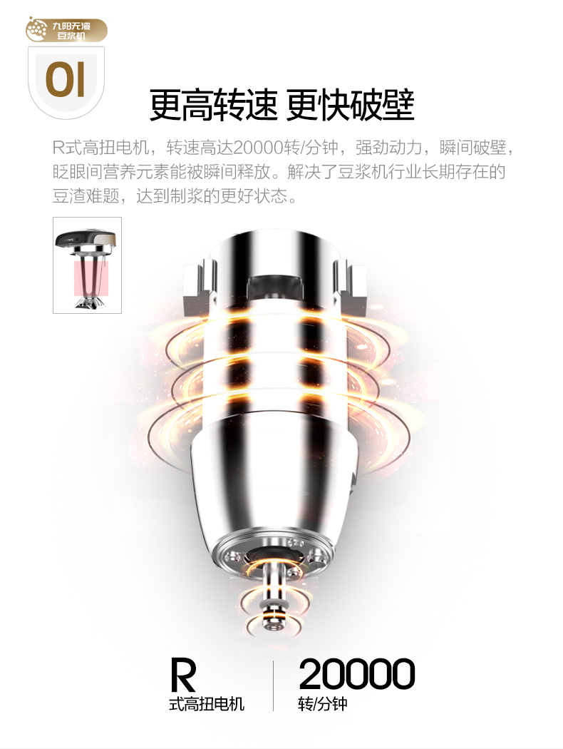Joyoung / Jiuyang DJ13R-P10 Q3 Soymilk Cửa hàng hàng đầu chính hãng Nhà tự động Yang Mi có cùng đoạn máy làm sữa đậu nành supor