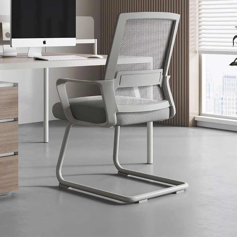 Office chair Chair Comfort long sitting office Chair Chair Backrest home Breathable Comfortable Bow Chair-Taobao