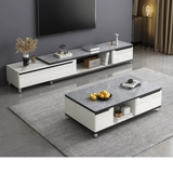 Телевизионный шкаф простая современная маленькая квартира гостиная телевизионный шкаф легкий роскошный посадочный шкаф телескопический журнальный столик