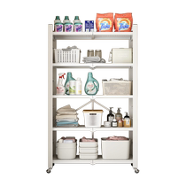 Balcony floor shelving shelf free of installation Home Debris Shelf Multilayer Iron Art Containing Shelf Storage Shelf Mobile Shelf