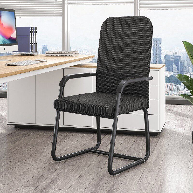 Computer Chair Home Office Chair Comfort Long Sitting Dorm Room Study Book Room Meeting Seat Mahjong Chair Backrest Stool