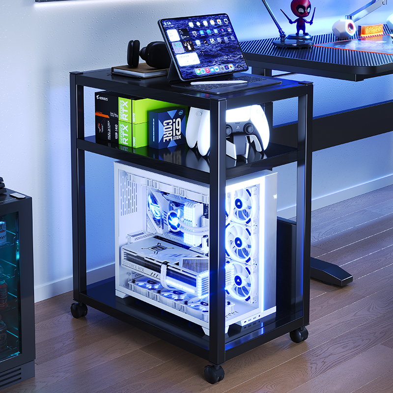 Meet all computer host brackets and cart storage racks