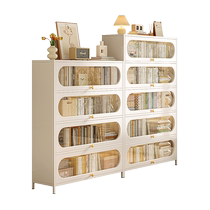 Shelf Shelving Ground Acrylic Cabinet Door Dust Resistant Multilayer Containing Cabinet Lockers Balcony Storage Closet Close To Wall Cabinet
