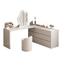 Dresser Bedroom minimalist modern makeup Desk Bucket Cabinet Integrated Corner Makeup Cabinet Bed Tailcabinet Computer Desk Dressing Table