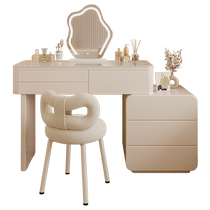 Cream Wind Dresser Dresser bedroom modern minimalist bed head cabinet Makeup Table Integrated Superior Sense Makeup Cabinet Makeup Table