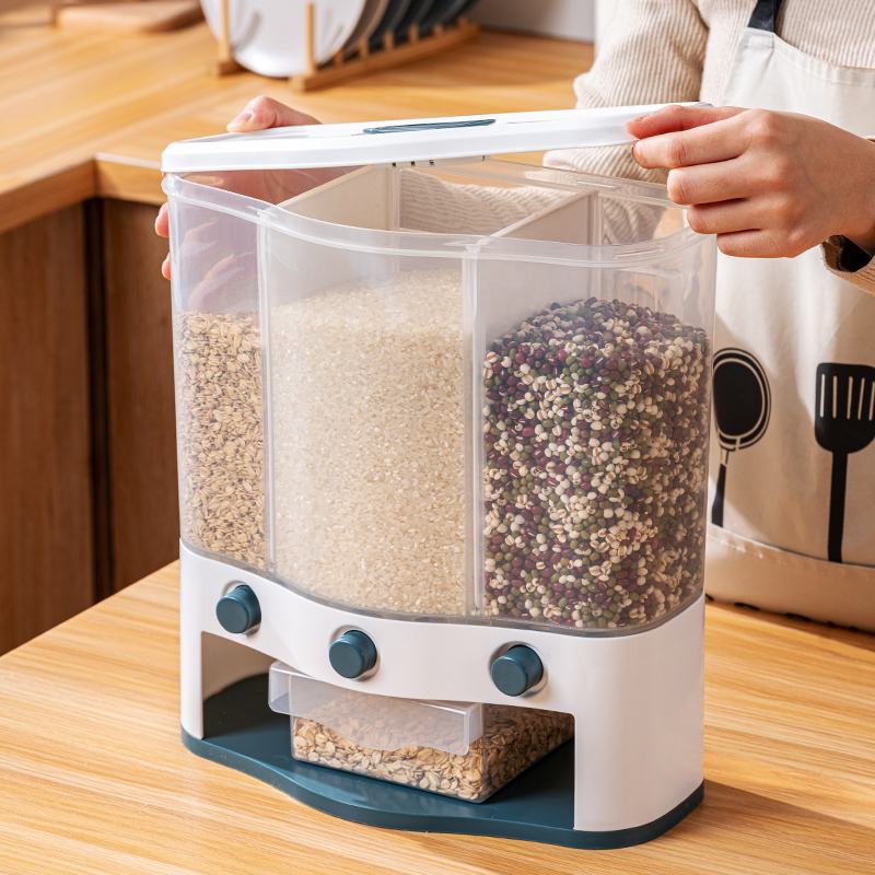 Split rice barrels household classification rice tank rice box insect-proof moisture-proof sealed rice tank grain grain storage box