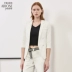 Ainos Ya Shi áo hai dây tay áo hai dây Slim nữ 2018 mùa xuân mới áo khoác cotton nữ 70221347 các kiểu tay áo cách điệu Business Suit