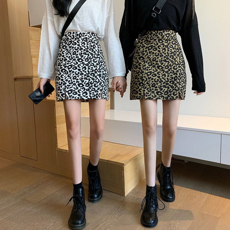 Large size BAO WEN half-body dress design feeling small and thin atmosphere not obvious across high waist open fork curry fat mma word dress