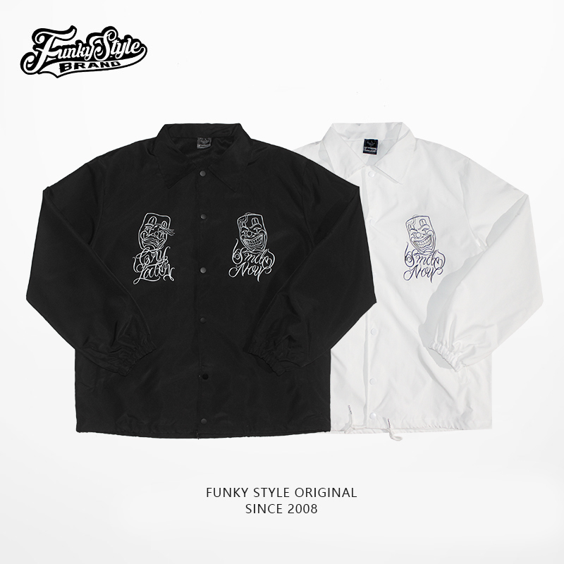 Funkystyle Original National Fashion Brand Chicano Tweing American West Coast Bboy Coach Jacket