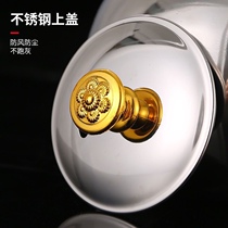 304 stainless steel 7cm cup lid mug lid insulation cup lid universal kindergarten water cup lid dust-proof round