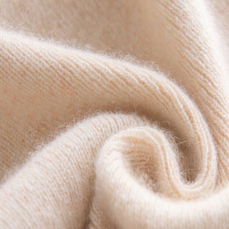 High neck cashmere sweater women's autumn and winter new pile collar 100 pure cashmere tight sweater thickened knitted base shirt