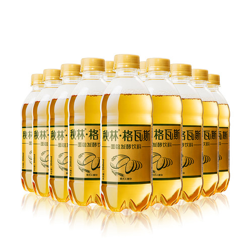 秋林格瓦斯 发酵饮料350ml*12 