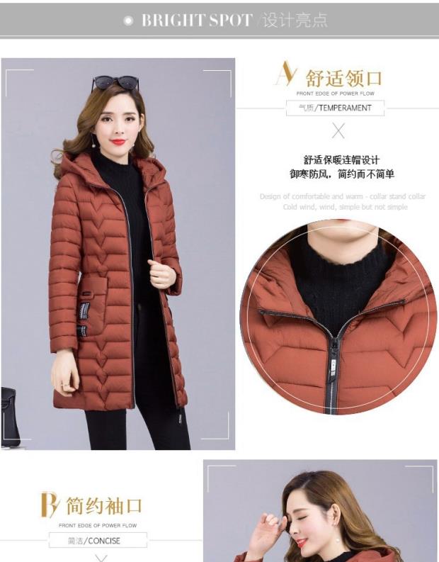 Quần áo cotton 2018 mới phiên bản Hàn Quốc của áo khoác cotton dài rộng cộng với phân bón XL áo khoác mùa đông dụng cụ cotton áo phao adidas nữ