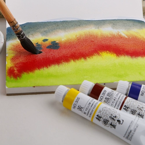 Пигментированный комплект, пигментированная акварель, Южная Корея, 20 мл, 12 цветов, 18 цветов, 24 цветов