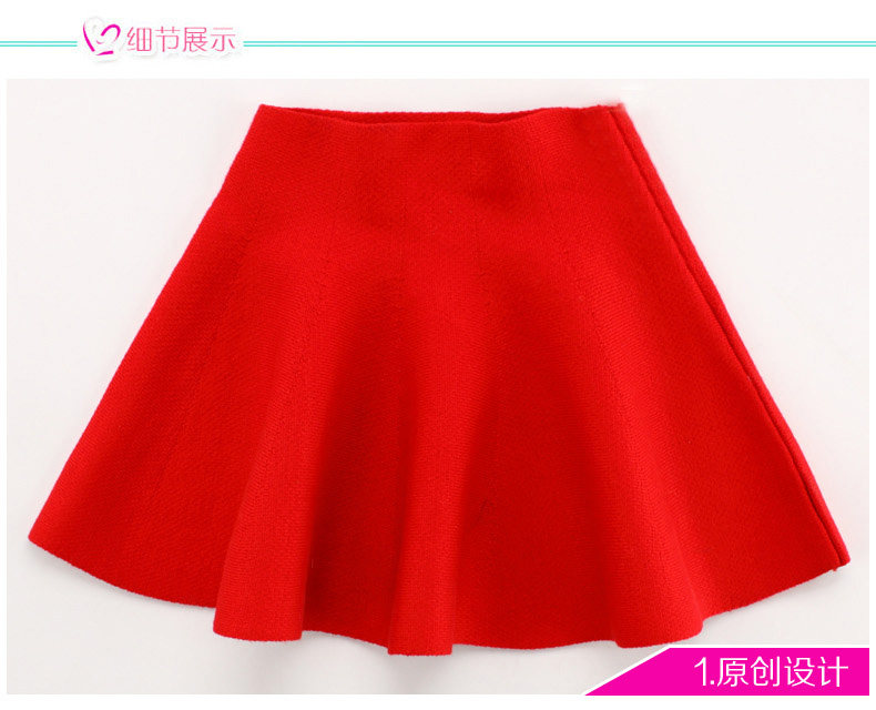 Jupe fillette en mélange - Ref 2048995 Image 38