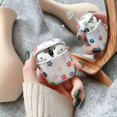 airpods3 protective cover flower airpods couple protective cover tide pendant creative transparent airpods por protective cover airpods2 hard case simple in