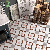 Small flower tiles parquet tiles Nordic retro kitchen bathroom wall tiles floor tiles simple balcony antique tiles 200200