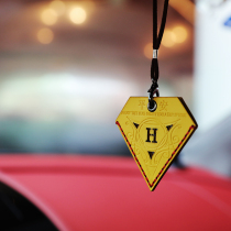 Car personality pendant body bag storage car boutique handmade lucky bag rearview mirror pendant car creative hanging decoration