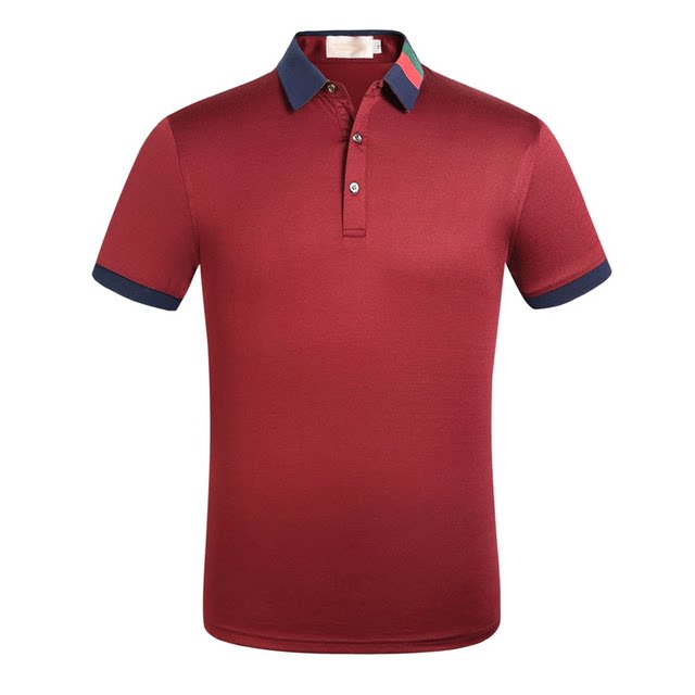 2019BrandQuality Cotton Polo Shirt MenSolidSlimFitSho