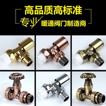 Radiator PPR temperature control valve pp-r pipe 6-angle valve straight valve radiator radiator special temperature control valve