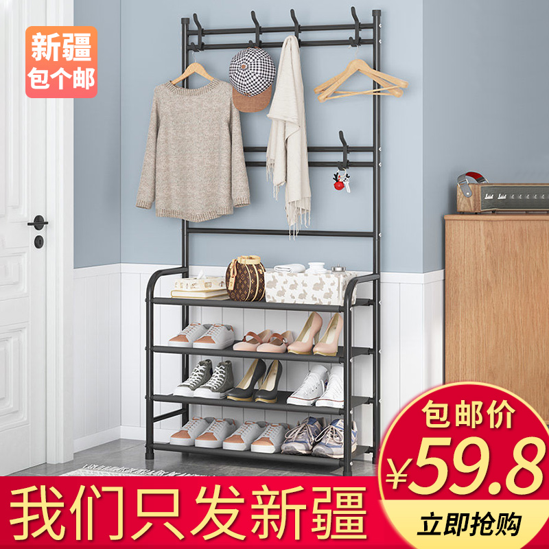 Xinjiang Packs A Mail Shoe Rack Simple Doorway Indoor Economy Type Dormitory Entrance Door Hanging Clothes Containing Home Plus Coarse Shoe Cabinet