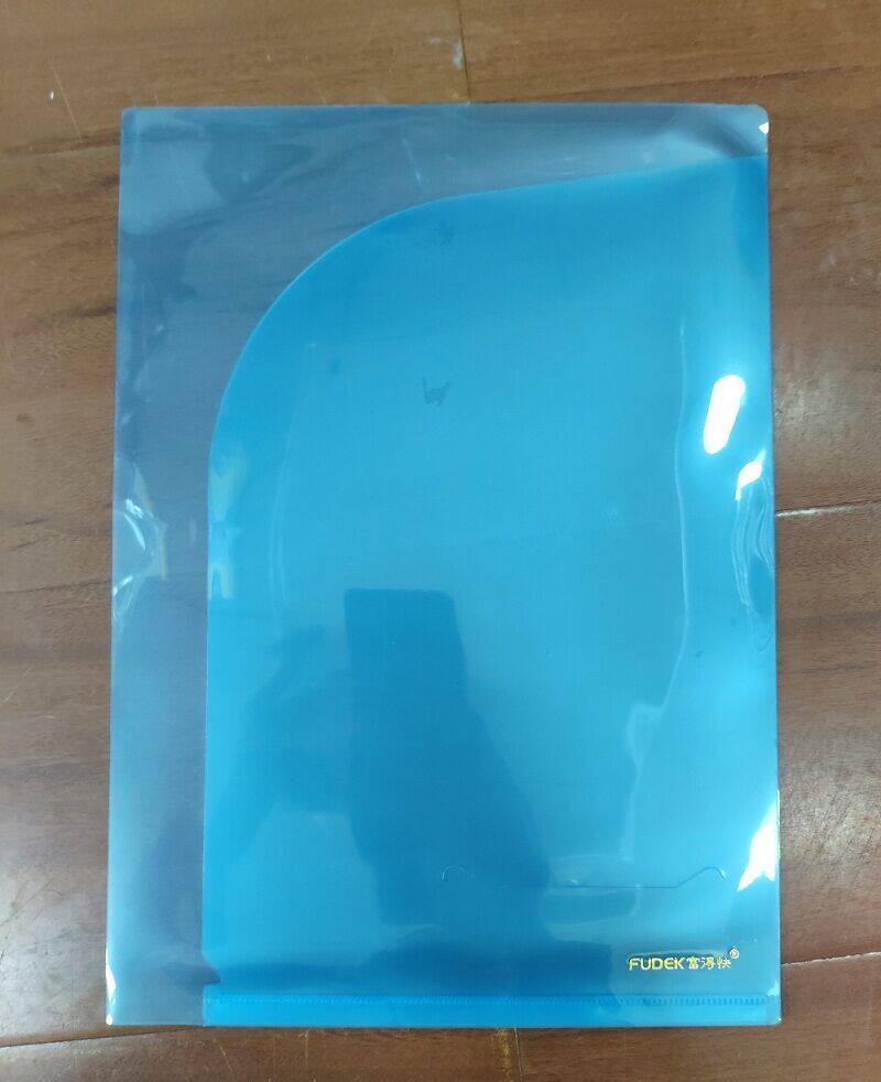A4 Transparent Folder Simple Folder Double Inserts Bag File Information Clip File Containing clip Soft transparent information clip Two-page folded file bag HY3152