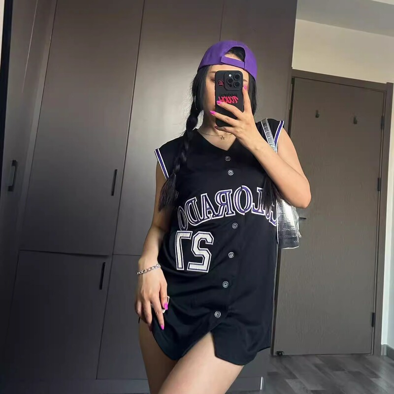 2025 New European and American Style Street Loose-Fitting Letter and Number ins Sports Baseball Uniform Sleeveless T-Shirt Hip-Hop Vest 2025 New European and American Style Street Loose-Fitting Letter and Number ins Sports Baseball Uniform Sleeveless T-Shirt Hip-Hop Vest