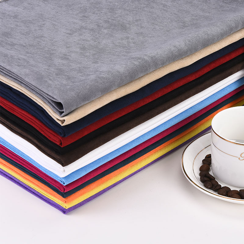 Suede Suede Cloth Material Flap Fur Leather Material Diy Handmade Pillow Clothing Fabric Imitation Deer Leather Suede Sofa Fabric