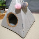 cat kennel pyramid ຮູບຮ່າງສັດລ້ຽງ kennel kennel ປິດລະດູຫນາວອົບອຸ່ນ cat ເຮືອນສັດລ້ຽງອຸປະກອນທົ່ວໄປ