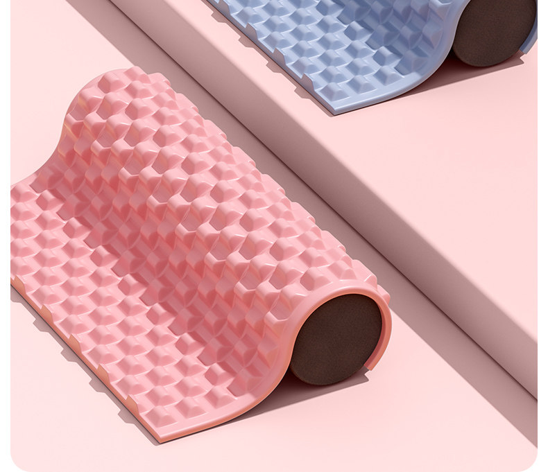 Пена роликовые 专业泡沫轴肌肉放松狼牙eva实心健身按摩泡沫滚筒瑜伽柱硬筋膜轴