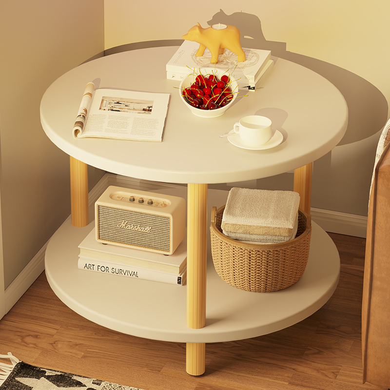 Small tea table living room side several home minimalist sofa side cabinet Bedroom bedside table Easy small table corner a few round tables