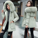 Товар, пуховик, длинная куртка, в корейском стиле, средней длины, увеличенная толщина, подходит для подростков
