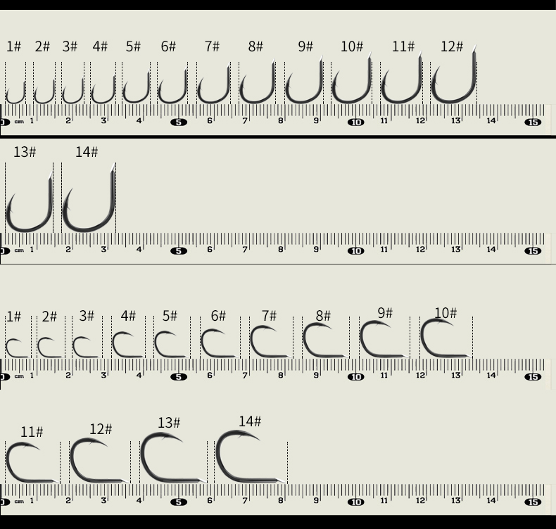 Mới nhập khẩu cá nhỏ hooks số lượng lớn bold cá màu xanh móc thép gai cá ngư cụ cung cấp thiết bị đánh bắt cá Reiz