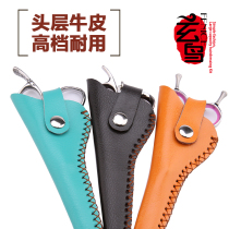 Xuan bird professional hairdresser running bag hairdresser hairdresser cover cowhide scissors protection single handle