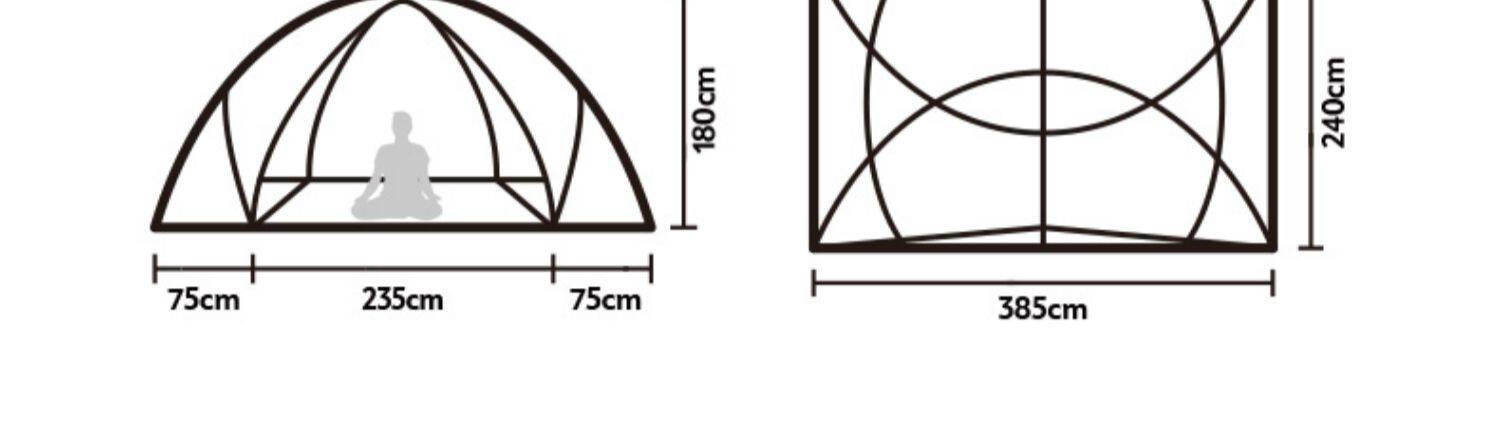 Атриум naturehike挪客堤喀公园沙滩户外天幕帐篷露营防晒遮阳棚防水防风