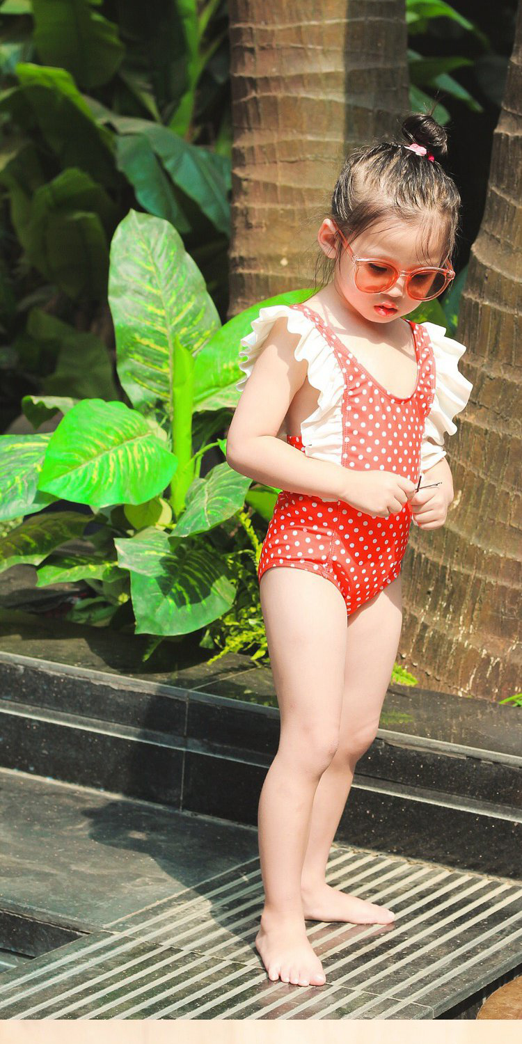 Đồ bơi cho trẻ em gái Cô gái bé gái Siamese Đồ bơi Spa Chàng trai lớn Kỳ nghỉ Ren Công chúa Váy Đồ bơi - Bộ đồ bơi của Kid đồ bơi trẻ con