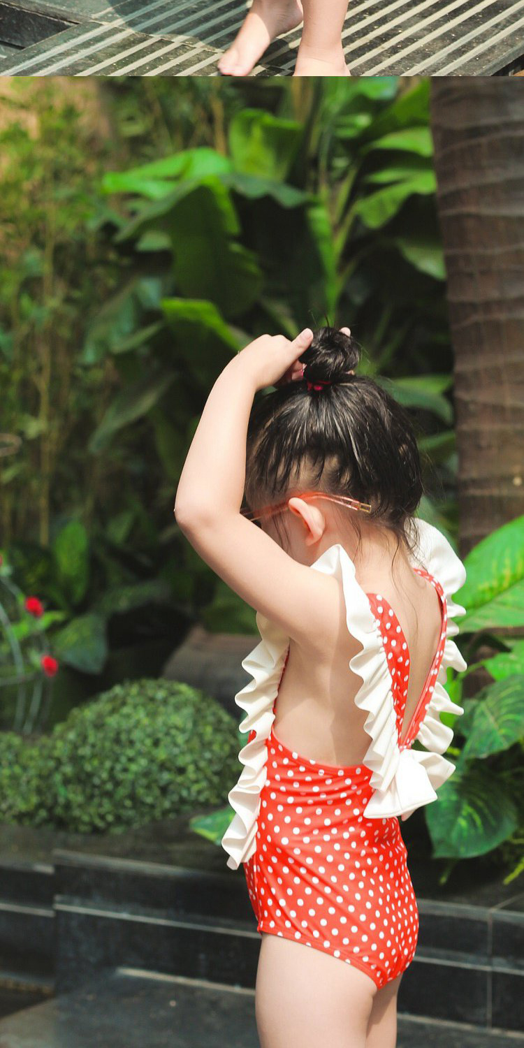 Đồ bơi cho trẻ em gái Cô gái bé gái Siamese Đồ bơi Spa Chàng trai lớn Kỳ nghỉ Ren Công chúa Váy Đồ bơi - Bộ đồ bơi của Kid đồ bơi trẻ con