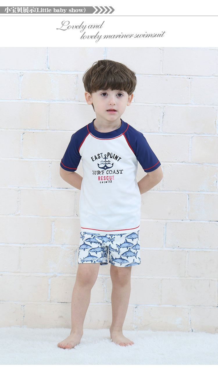 Đồ bơi cho bé trai - Bộ đồ bơi của Kid áo bơi cho bé
