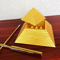 Ancient Egyptian pyramid energy generator Magnetic field transfer town house High-precision dragon search ruler detection rod Feng Shui ornaments