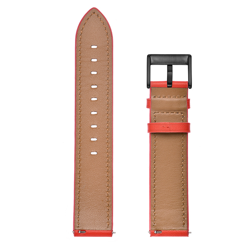 限時優惠 佳明 GarminMove Style/Luxe 錶帶 真皮腕帶 頭層牛皮 20MM 替換腕帶 時尚簡約 商務型手錶帶