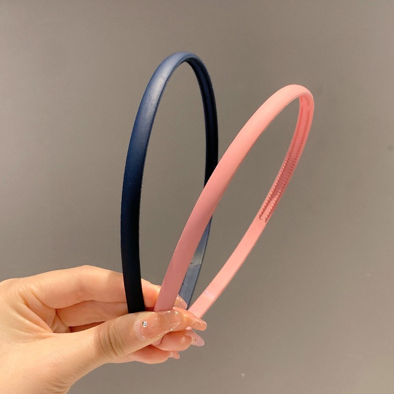 images 5:South Korea's simple hair bandwash face shampoo with girl net red cute headband New 2022 tide hair card wild headdress