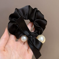 Черный жемчужный круг волос