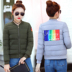 Cotton nữ 2018 áo mới chống bông xuống phụ nữ pad ngắn phần dày bánh mì phục vụ nữ sinh viên Hàn Quốc áo cotton áo phao nữ dáng suông Bông