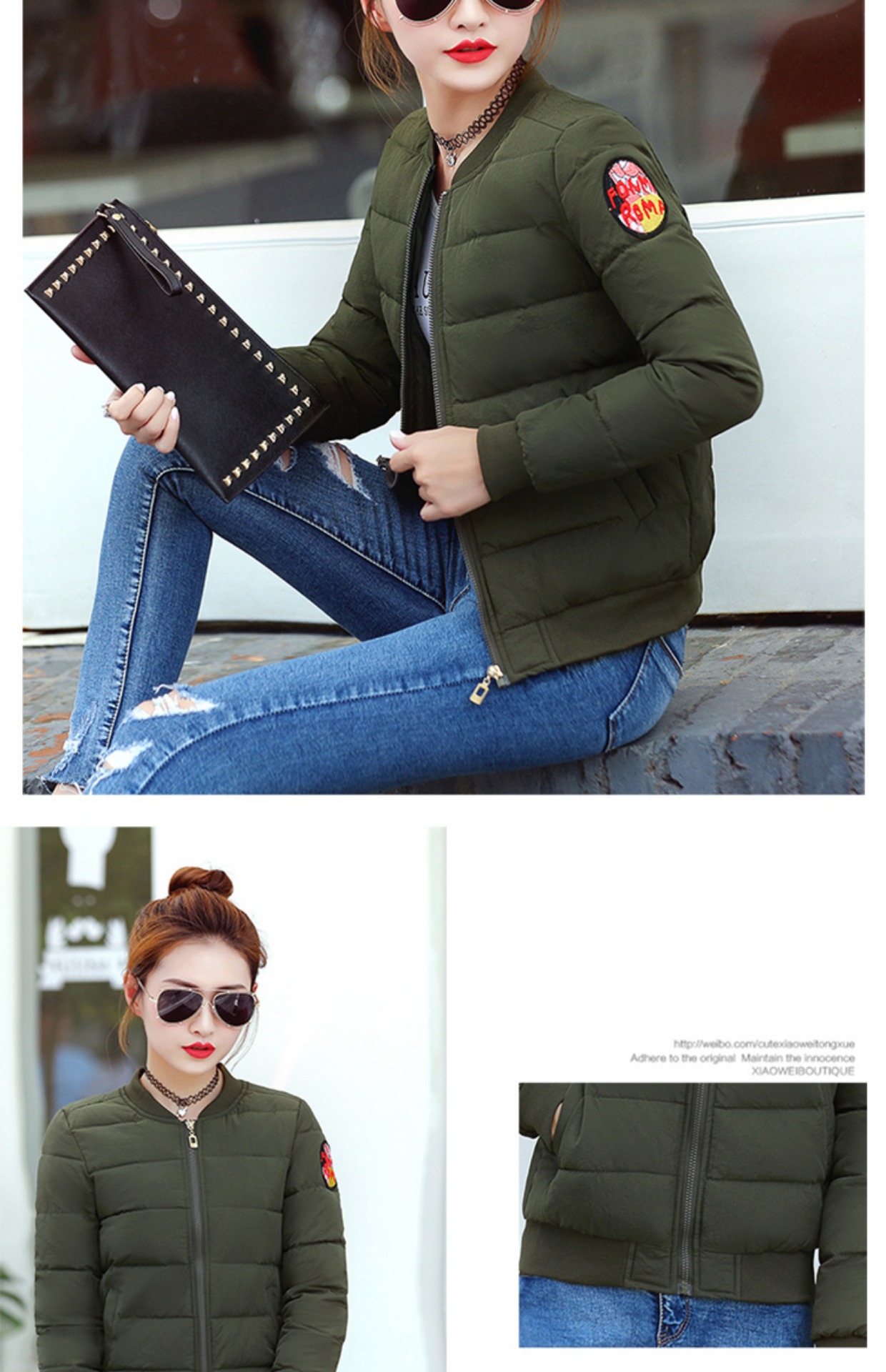 Cotton nữ 2018 áo mới chống bông xuống phụ nữ pad ngắn phần dày bánh mì phục vụ nữ sinh viên Hàn Quốc áo cotton áo phao nữ dáng suông