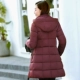 Áo khoác cotton nữ mỏng trong phần dài của cotton nữ 2018 áo khoác nữ mùa đông mới size lớn